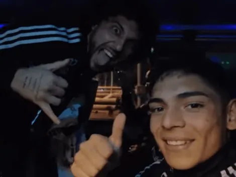 Maxi Falcón se pone coqueto ante la pregunta de Joan Cruz