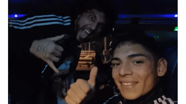 Maxi Falcón junto a Joan Cruz