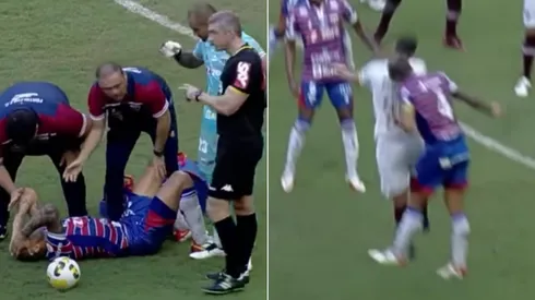 El choque de Titi lo deja sin dos dientes menos