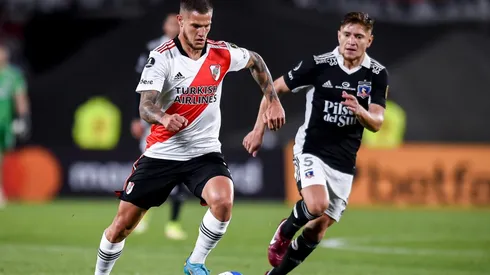 El elenco millonario llegó al gol tras un desafortunado despeje de Maximiliano Falcón que rebotó en Agustín Palavecino.