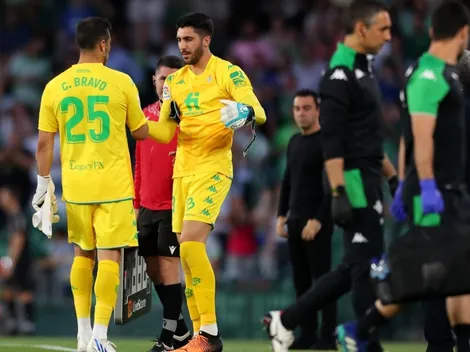 Claudio Bravo sale lesionado en derrota del Betis