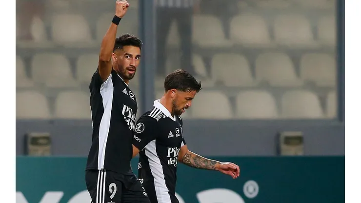 Juan Martín Lucero anotó el único gol de Colo Colo ante Alianza Lima.