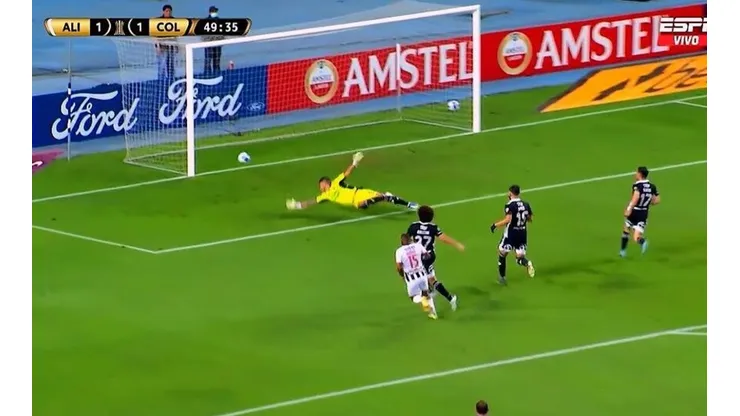 Wilmer Aguirre marcó el empate para Alianza Lima.