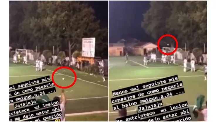 Golazo de Aceval en Dante Imperial
