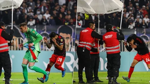 Los jugadores de River Plate recibieron proyectiles al término del partido.