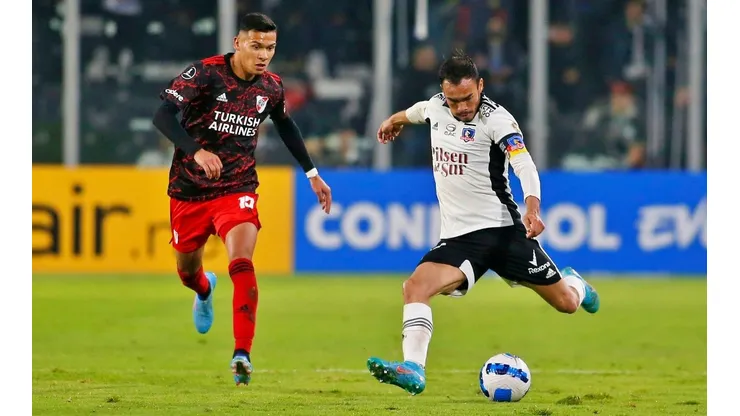 Gabriel Suazo fue la gran figura alba ante River Plate.