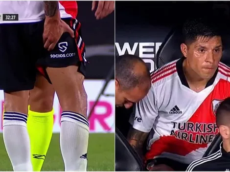 River empata en Argentina y Enzo Pérez sale lesionado