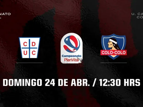 ¿Qué canales transmiten el Colo Colo vs UC?