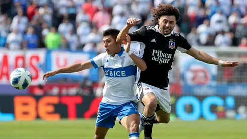 Maximiliano Falcón tuvo varios enfrentamientos con los jugadores de la UC.