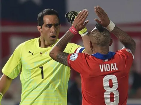 Puro amor: El saludo de Vidal a Bravo por ganar la Copa del Rey