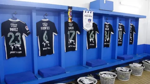 Camarín listo de Colo Colo para enfrentar a la UC