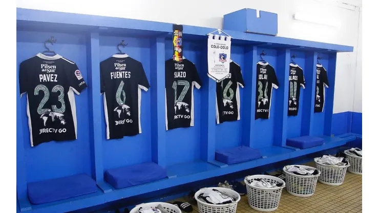 Camarín listo de Colo Colo para enfrentar a la UC