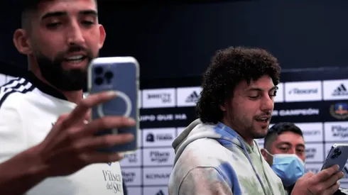 Backstage del himno de Colo Colo