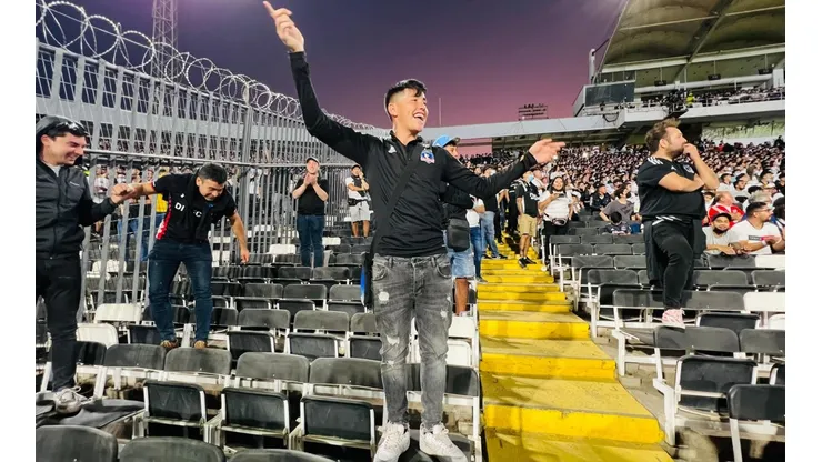 Francisco García, el 7 de Colo Colo en Copa Libertadores