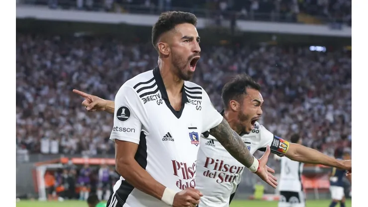 Juan Martín Lucero lleva seis goles con la camiseta de Colo Colo.