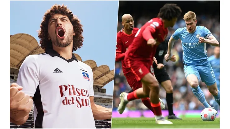 El Peluca fue un hincha más para el partidazo entre el City y Liverpool.