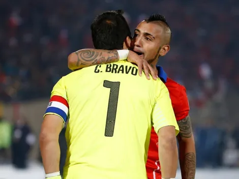 Arturo Vidal le dedicó lindas palabras a Claudio Bravo en su cumpleaños