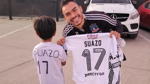 Lorenzo junto a Gabriel Suazo