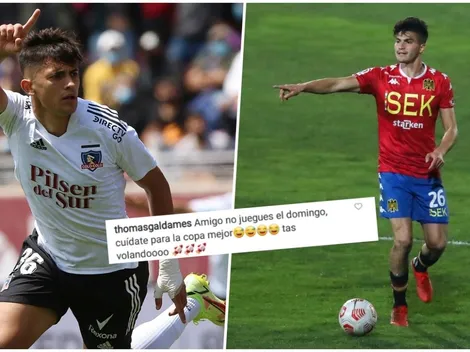 Galdames fascinado con el Pibe y le pide que no juegue ante Unión