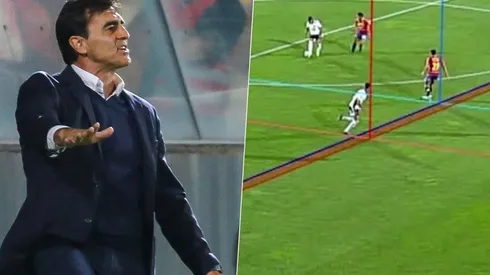 Quinteros disparó contra el VAR tras la caída.