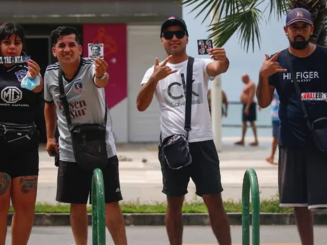 ¡Nunca jugarás solo! Hinchas de Colo Colo dicen presente en Fortaleza