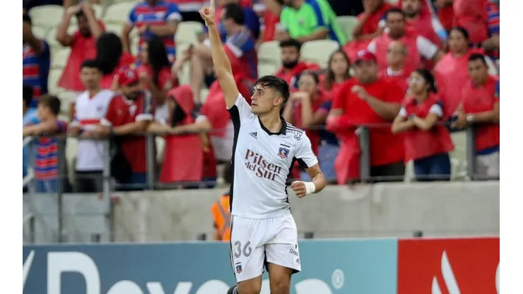 Pablo Solari fue el autor del segundo gol de Colo Colo sobre Fortaleza.
