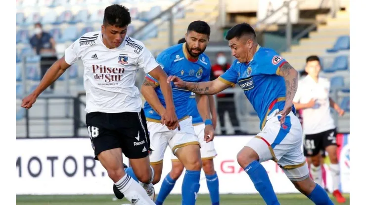 Damián Pizarro ya debutó en el profesionalismo ante Audax Italiano.