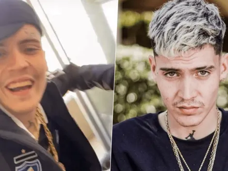 Marcianeke se lució vistiendo la camiseta de Colo Colo