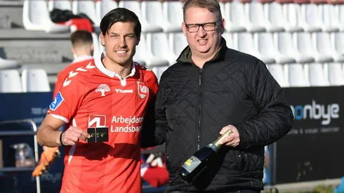 Miiko Albornoz hace un gol en Dinamarca
