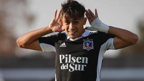 Pablo Solari marcó el 3 a 0 ante Palestino.