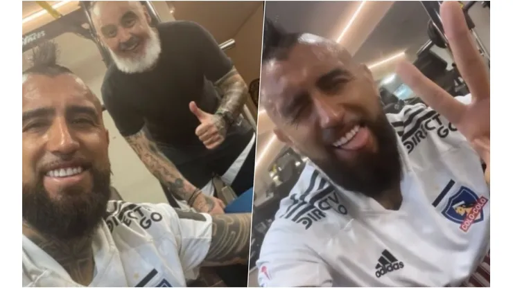 Vidal mojó bien la camiseta del Cacique.
