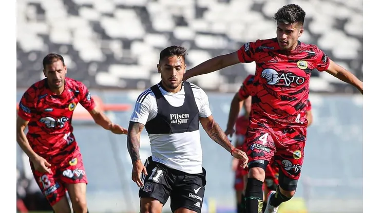 Marcos Bolados fue titular en el amistoso.