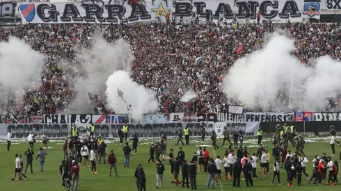 El último arengazo en el estadio Monumental