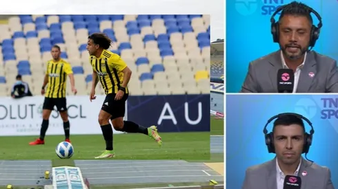 Fierro debutó comentando en TNT Sports | Foto: captura.