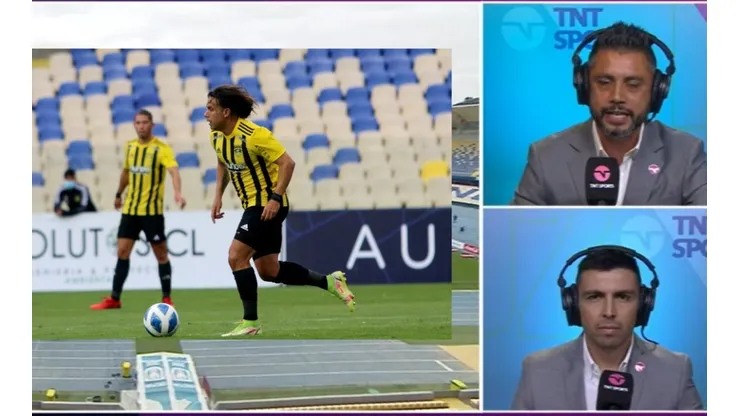 Fierro debutó comentando en TNT Sports | Foto: captura.