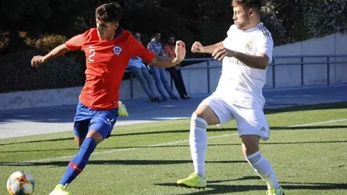 Bruno Gutiérrez con la Roja vs Real Madrid