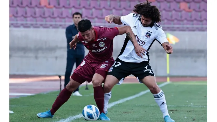 Maximiliano Falcón salió reemplazado en el empate contra La Serena.