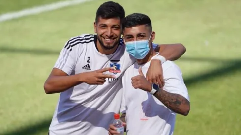 El reencuentro de Bryan Soto con sus excompañeros de Colo Colo