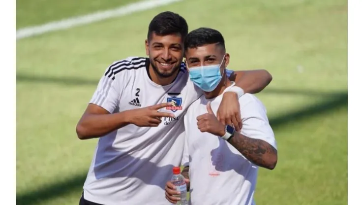 El reencuentro de Bryan Soto con sus excompañeros de Colo Colo