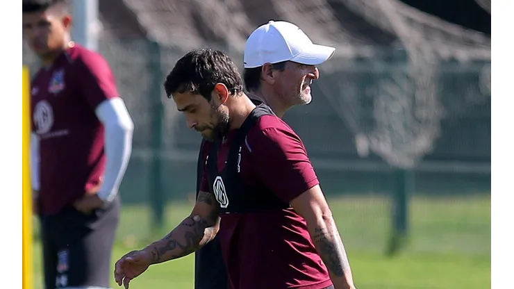 Salas y Valdivia coincidieron en Colo Colo en el 2019.