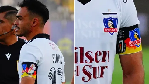 La jineta que utilizó Gabriel Suazo en el triunfo sobre Everton.