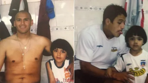 Fotos de Javier Meléndez con Suazo y Sánchez