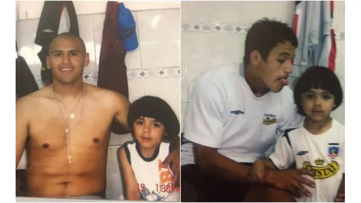 Fotos de Javier Meléndez con Suazo y Sánchez