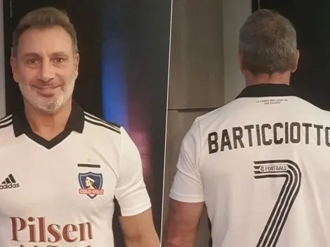 Barti quedó maravillado con la nueva camiseta de Colo Colo