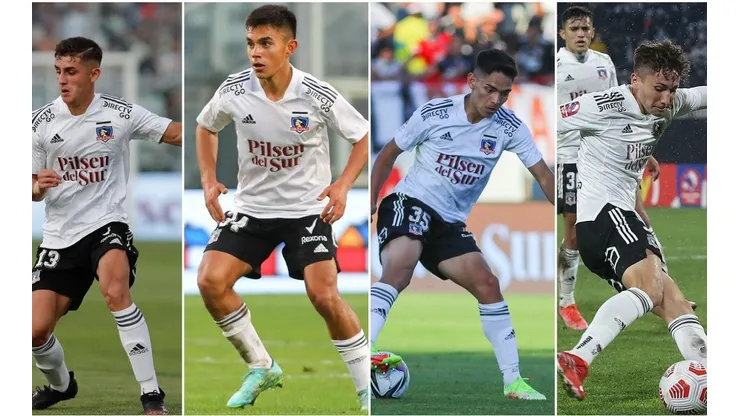 Algunos de los juveniles de Colo Colo que buscan su consolidación.
