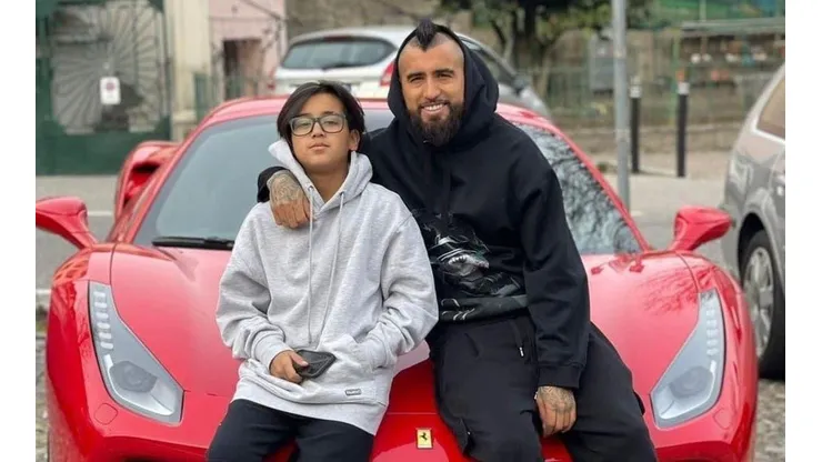 Arturo Vidal pasó un susto de aquellos hace algunos días.