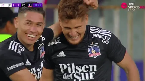 Leonardo Gil celebra su gol en la Supercopa.