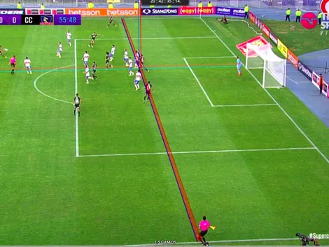 El VAR anula gol de Costa por un milimétrico off side de Fuentes