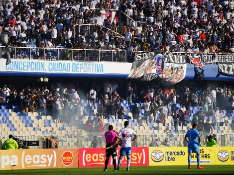 Incidentes detienen el partido de Colo Colo vs U. Católica