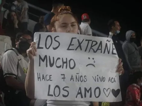 La emoción de una hincha de Colo Colo tras llegar a ver el duelo ante Boca